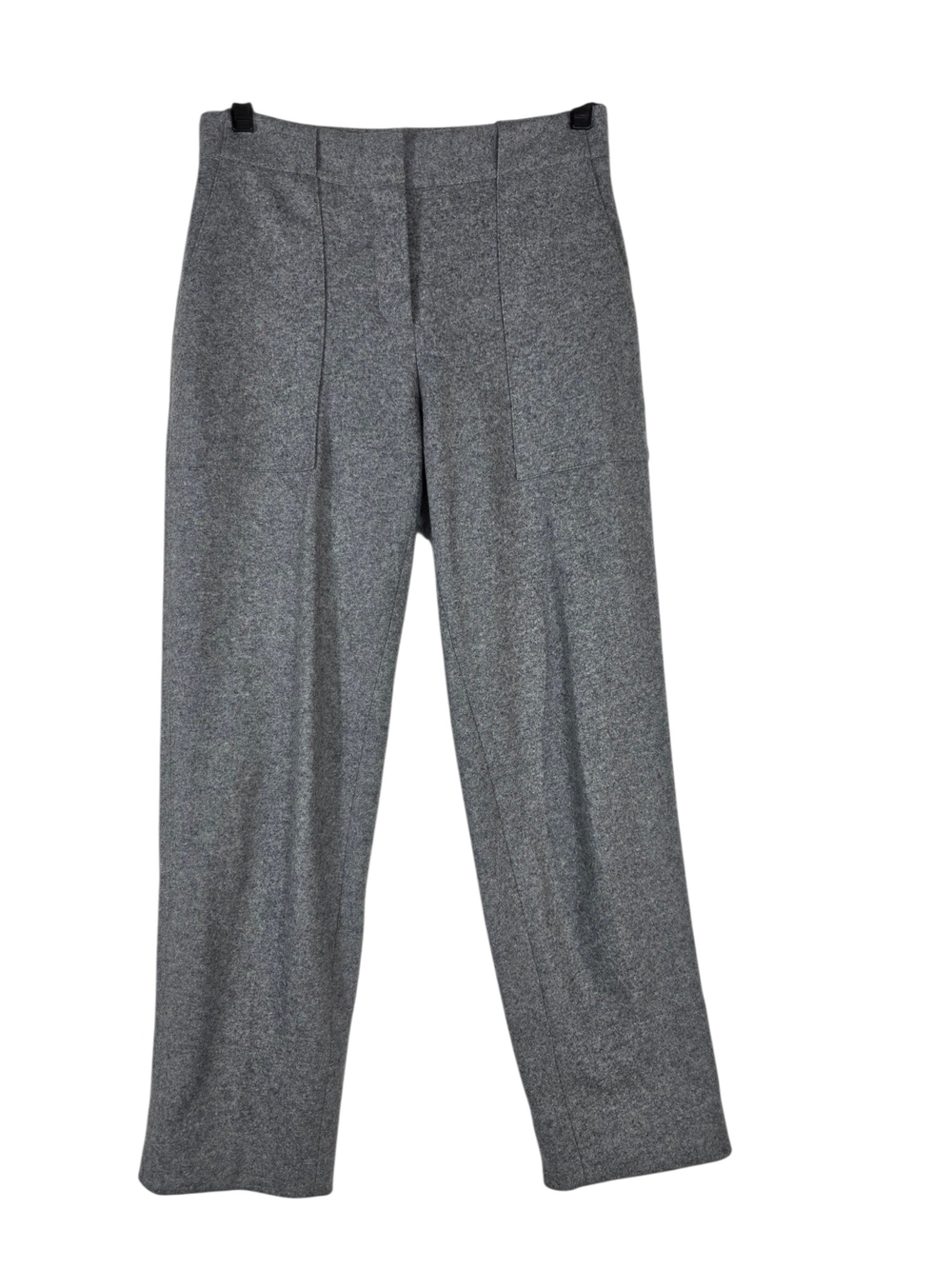 Massimo Dutti Classic Gray Wool Blend Trousers